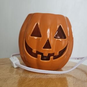 Orange Pumpkin Ceramic Light